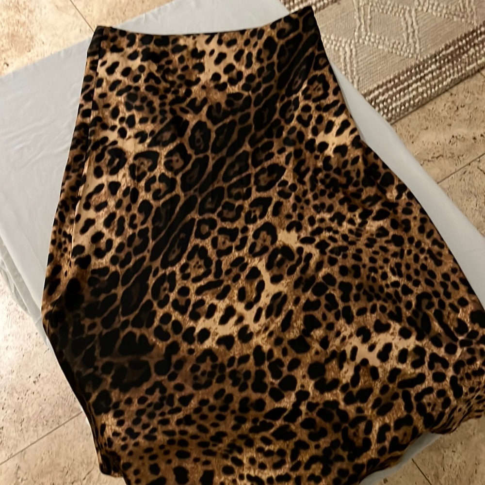 Leopard Print Skirt